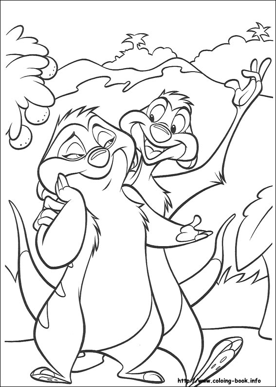 The Lion King coloring picture